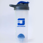 24 oz. Plastic Shaker Bottle w/ Mixing Ball - Blue